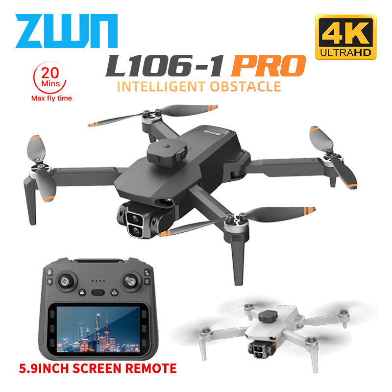 Drone Racing Camera - L106-1PRO GPS Drone Profissional Com Tela