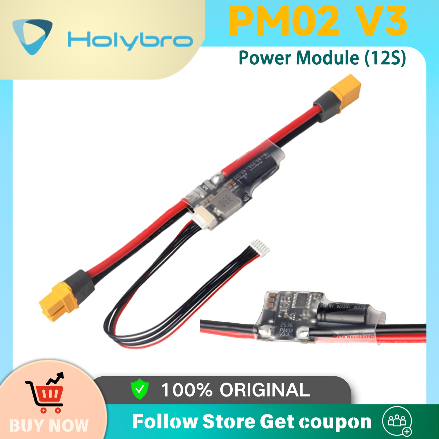 Holybro PM02D Módulo de Potênc - Drone Racing Flight Controller avaliação e preço
