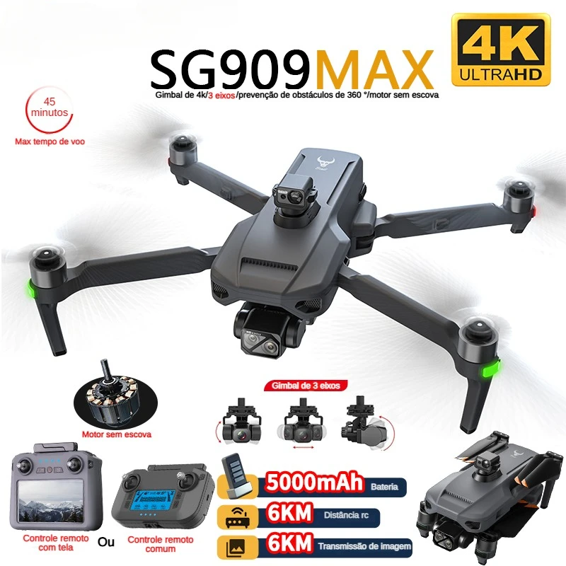 Zll sg909 sg909max drone profi - Drone Racing Camera avaliação e preço